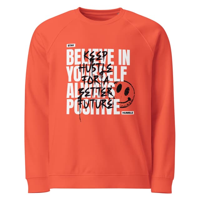Believe in Yourself Sweatshirt Eco Style Man