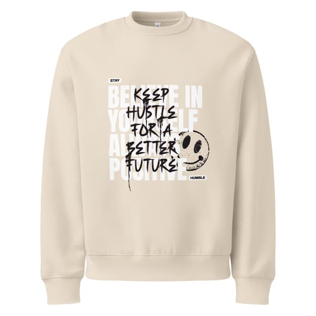 Believe In Yourself Oversize Sweatshirt Man