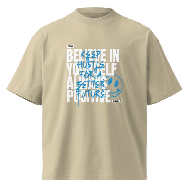 Believe In Yourself Oversize T-Shirt Eco Man