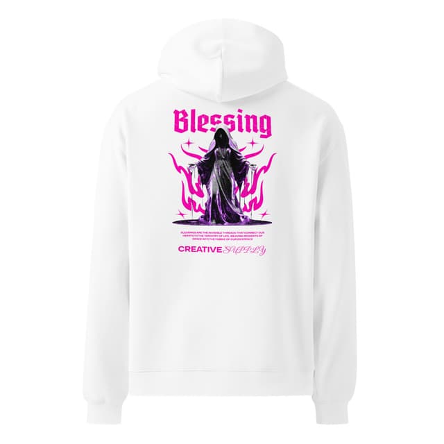 Blessing Spirit Hoodie Oversize Woman