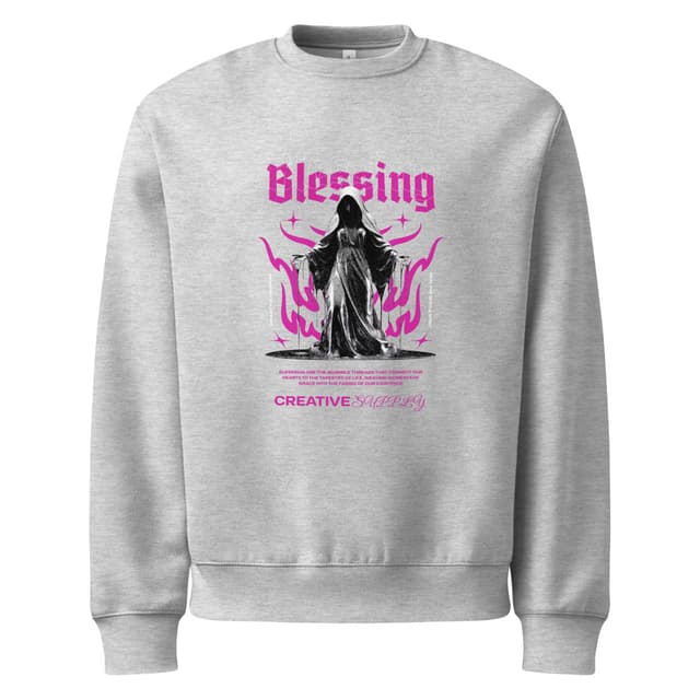 Blessing Spirit Sweatshirt Oversize Woman
