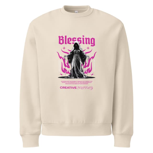 Blessing Spirit Sweatshirt Oversize Woman