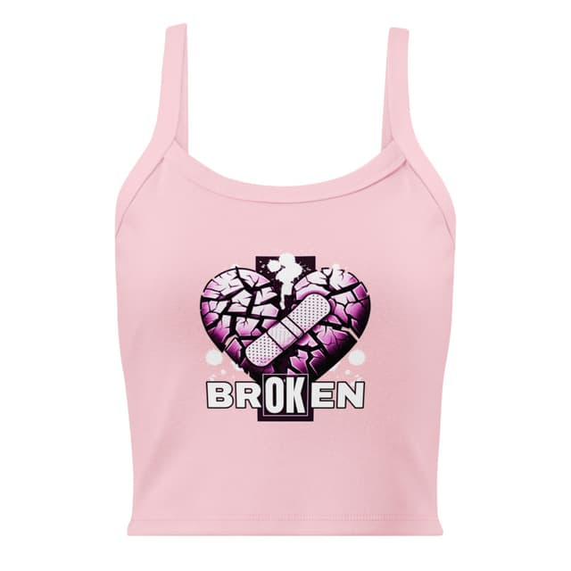 Broken Heart Tank Top Premium Woman