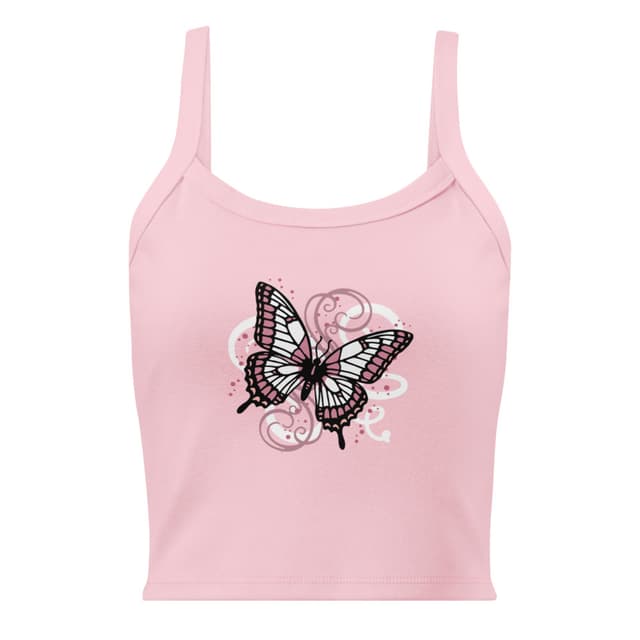 Butterfly Swirl Tank Top Premium Women