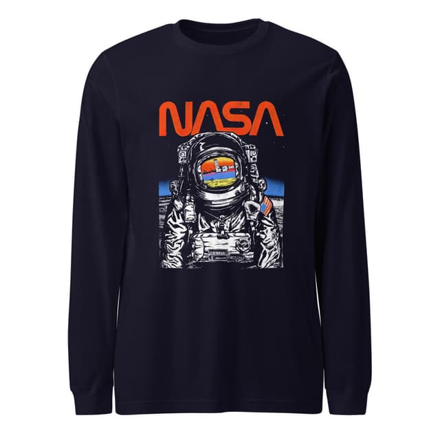 Cosmic Vision TShirt Long Sleeve Premium Men