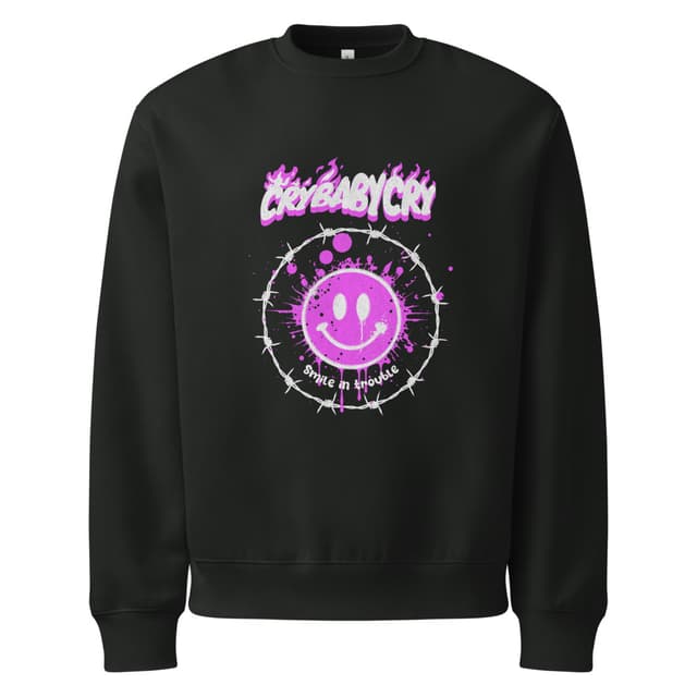 Cry Baby Oversize Sweatshirt Woman