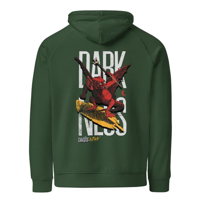 Dark Vintage Darkness Awaits Hoodie Man