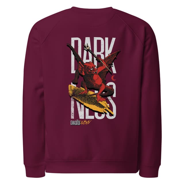 Darkness Awaits Sweatshirt Eco Style Man