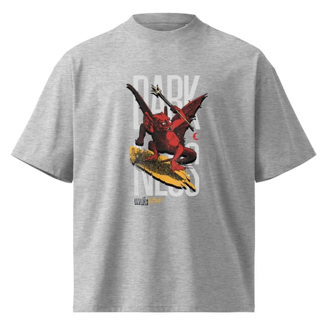 Darkness Awaits Oversize T-Shirt Eco Man