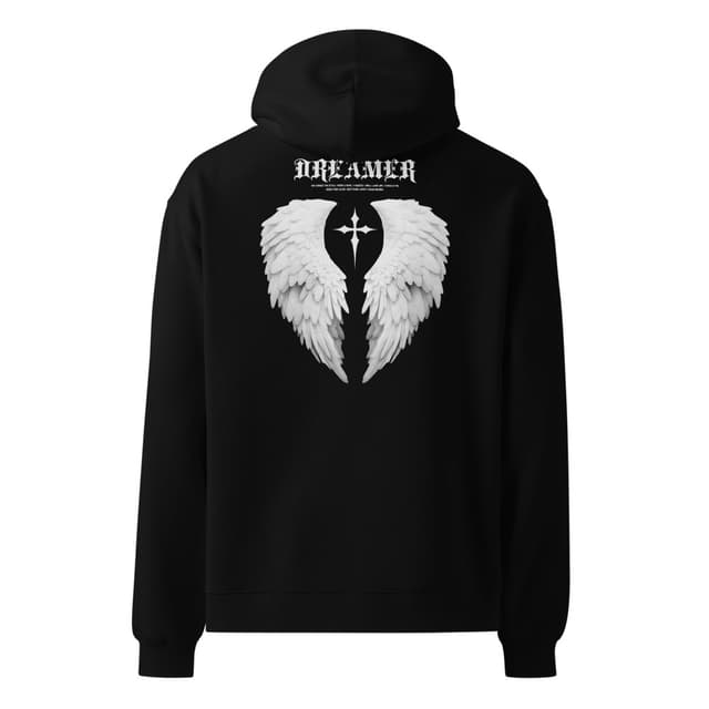 Dreamer Wings Oversized Hoodie Men