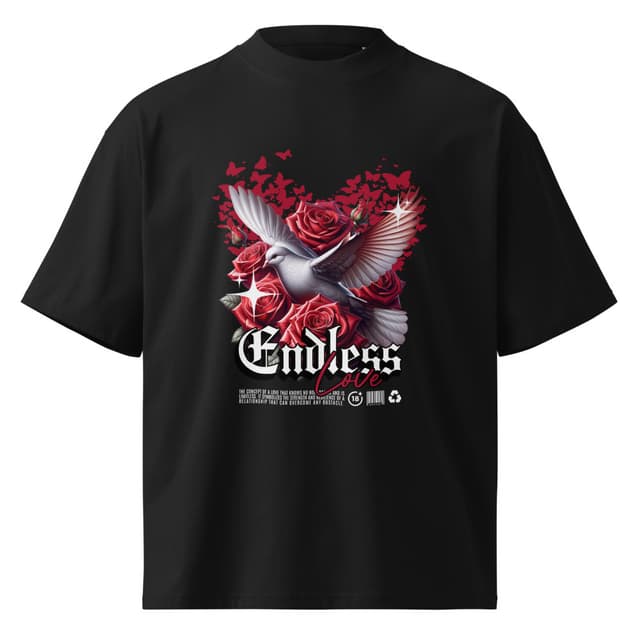 Endless Love Oversize Eco T-Shirt for Women