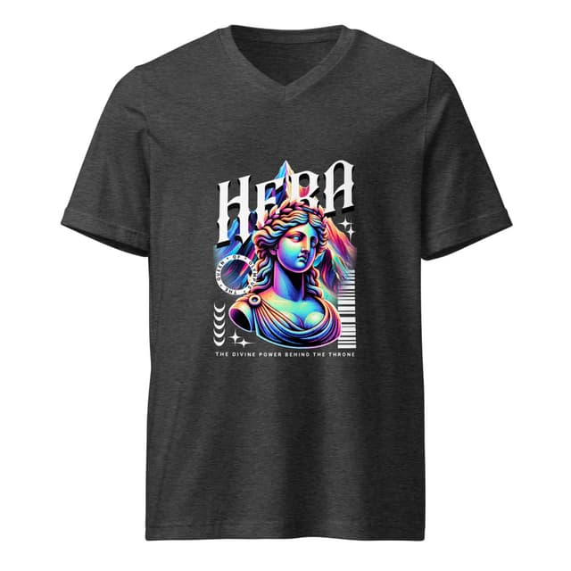 Hera Goddess of Olympus T-Shirt V Style Woman