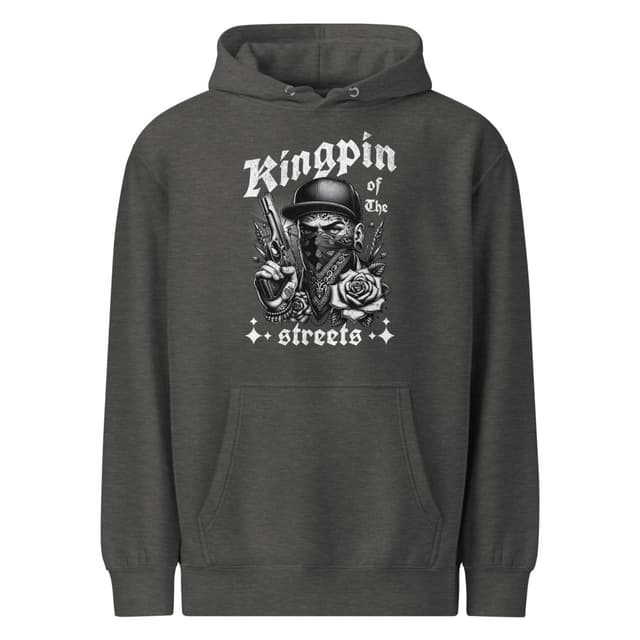 Kingpin Of The Streets Hoodie Bold Style Man