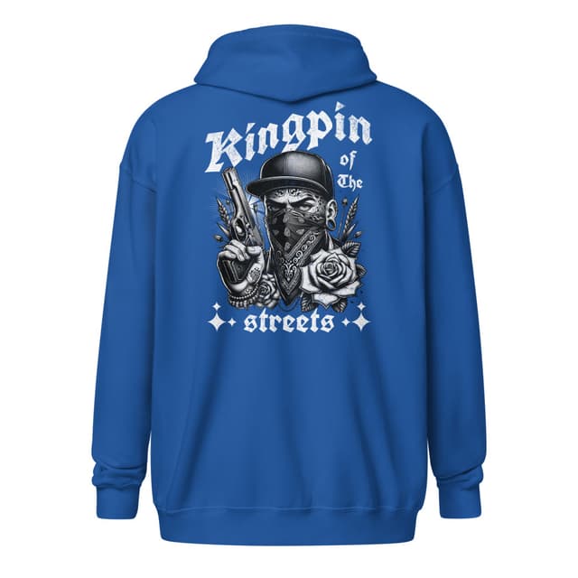 Kingpin Of The Streets Hoodie Zip Man