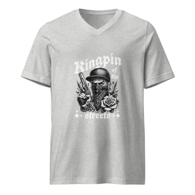 Kingpin Of The Streets T-Shirt V Style Man