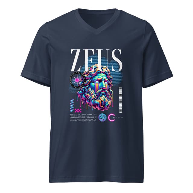 Lágrimas de Zeus Camiseta Estilo V