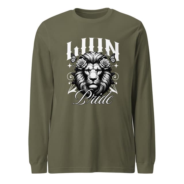 Lion Pride T-Shirt Long Sleeve Premium Man