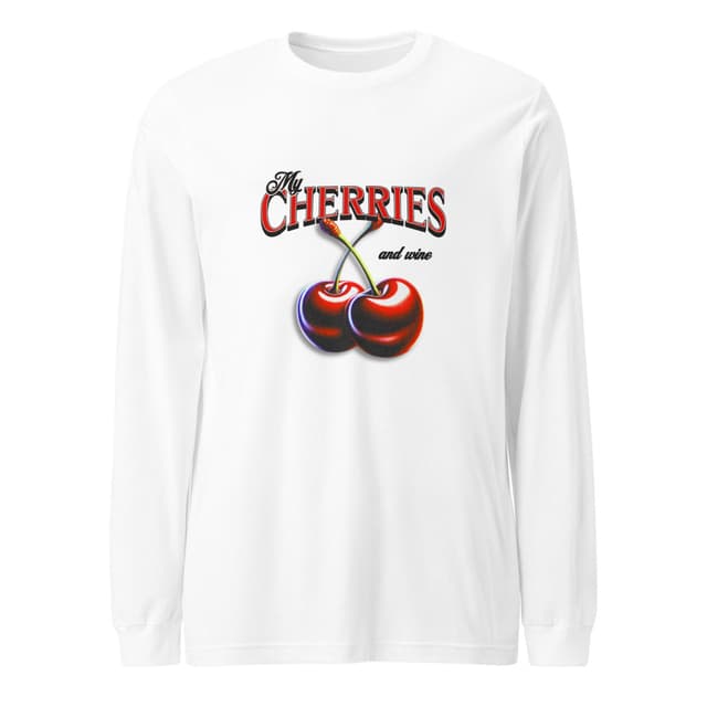 My Cherries T-Shirt Long Sleeve Premium Woman