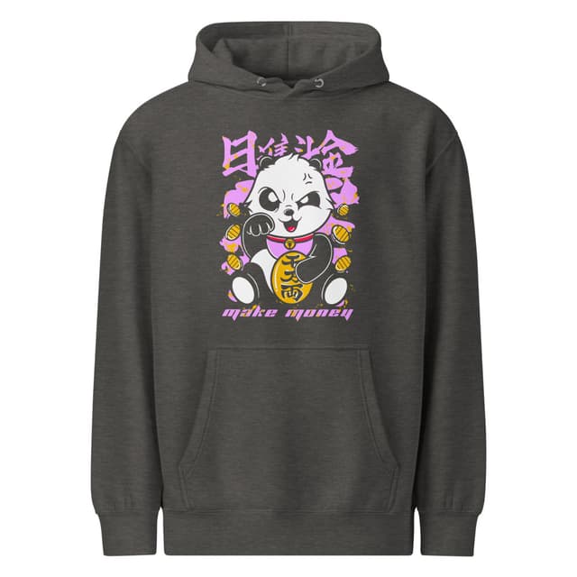 Panda Make Money Hoodie Bold Style Woman