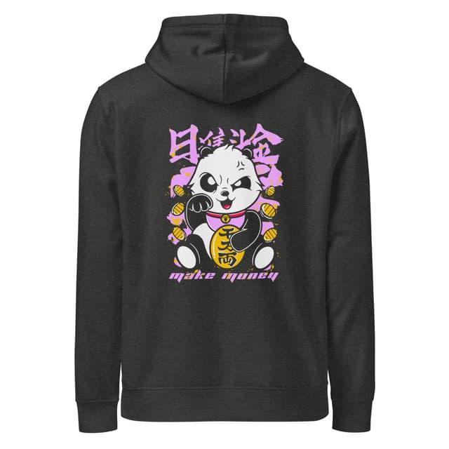 Panda Make Money Hoodie Eco Bold Woman