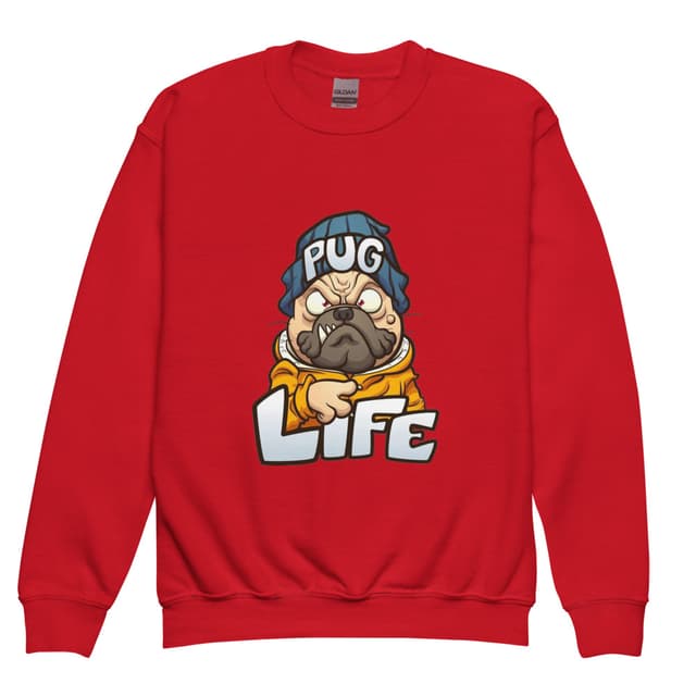 Pug Life Genser Tenåringer Gutt