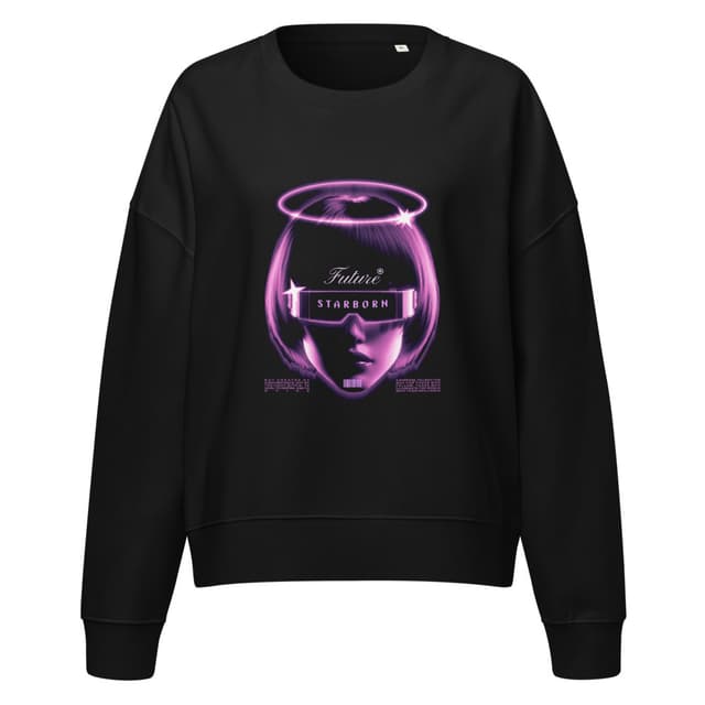 Star Born Sweatshirt Eco Donna