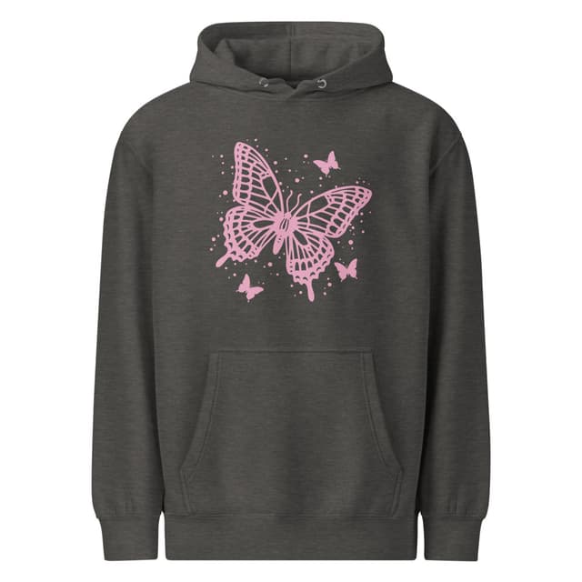 Stencil Butterfly Hoodie Bold Style Women