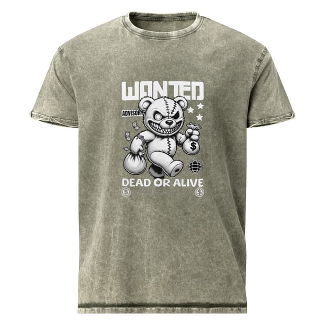 Teddy Bear Bandit T-Shirt Jeans Man