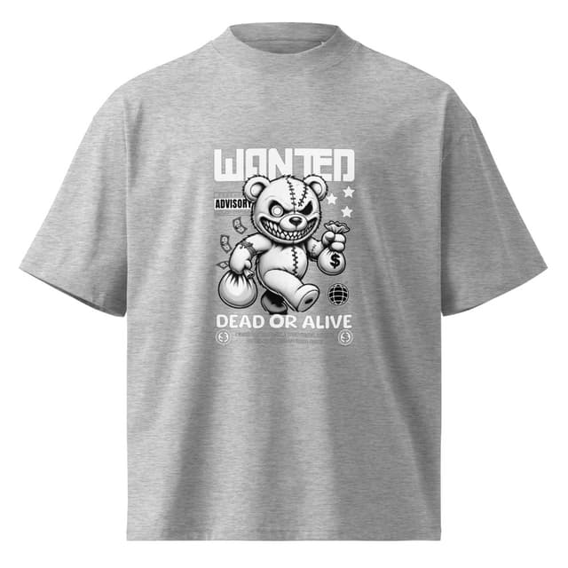 Teddy Bear Bandit T-Shirt Oversize Eco Man