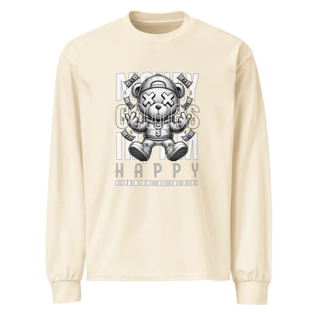 Trap Bear T-Shirt Long Sleeve Bold Man