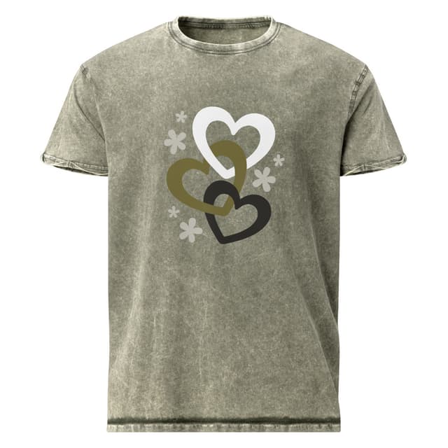 Triple Hearts TShirt Jeans Women