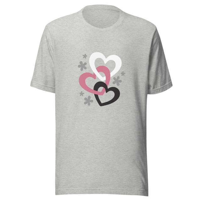 Triple Hearts TShirt Premium Women